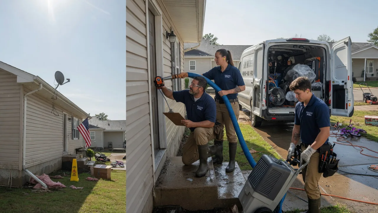 Ceiling Water Damage Restoration in Delmar, IA near me